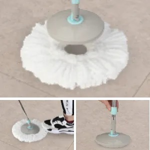 360° Rotating Head Mops with Bucket Mob Deep-cleaning magic mop-microfiber mop | Best for home and office cleaning - Image 5