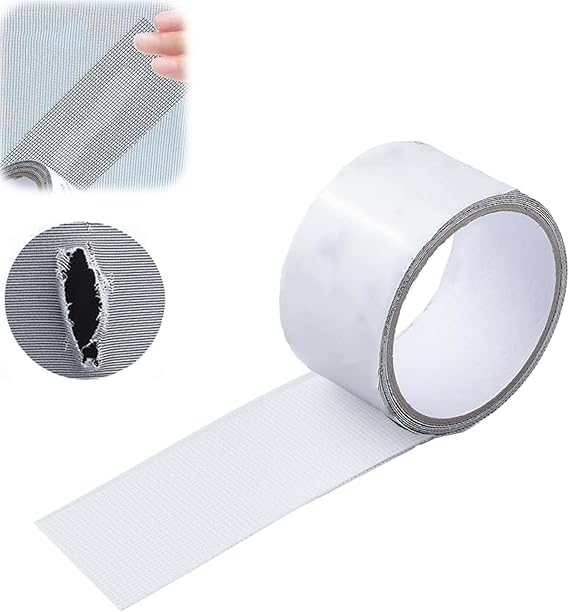 Window Screen Net Repair Tape – Strong Adhesive Mesh Tape for Door & Window Screen Repair, Easy Fix for Holes and Tears | 2 Meter - Image 5