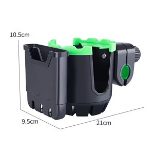 Universal 2-in-1 Motorcycle Cup Holder & Mobile Phone Bracket (HT-506) – Anti-Shake Adjustable Bike Handlebar Mount
