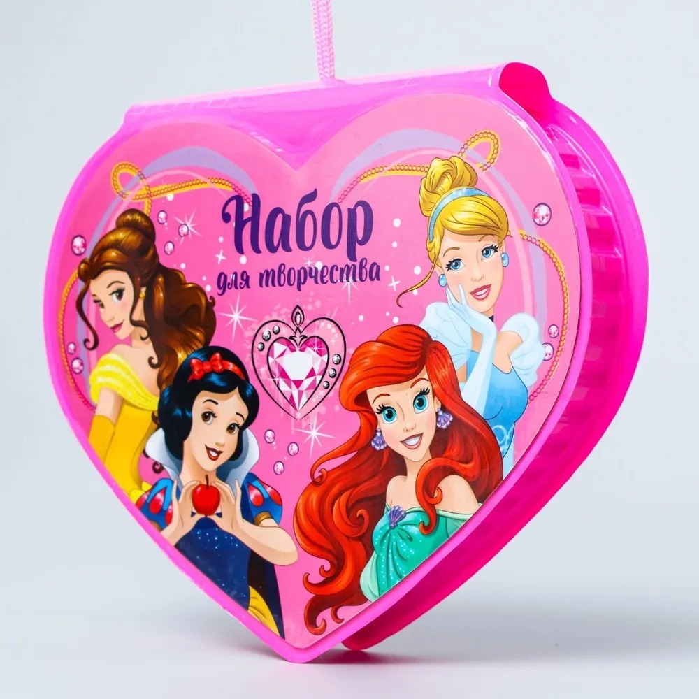 52 Pcs Heart Shape Colour Kit Painting Set For Kids With Crayons Markers And Art Accessories (Random Characters) - Image 4