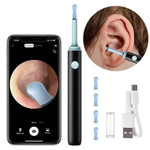Ear Cleaner High Precision Ear Wax Removal Tool With Camera With LED Light Wireless Cleaner Smart Ear Cleaning Kit (Random Color) - Image 3