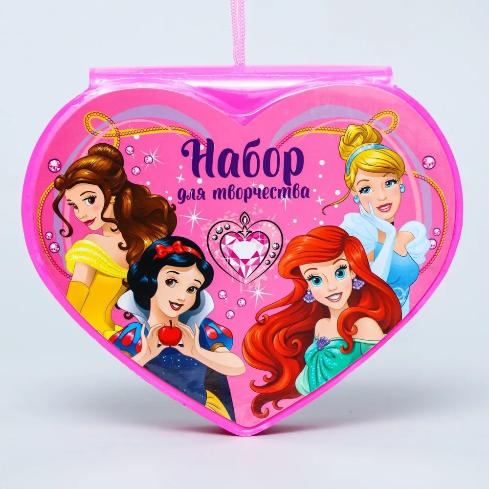 52 Pcs Heart Shape Colour Kit Painting Set For Kids With Crayons Markers And Art Accessories (Random Characters) - Image 5