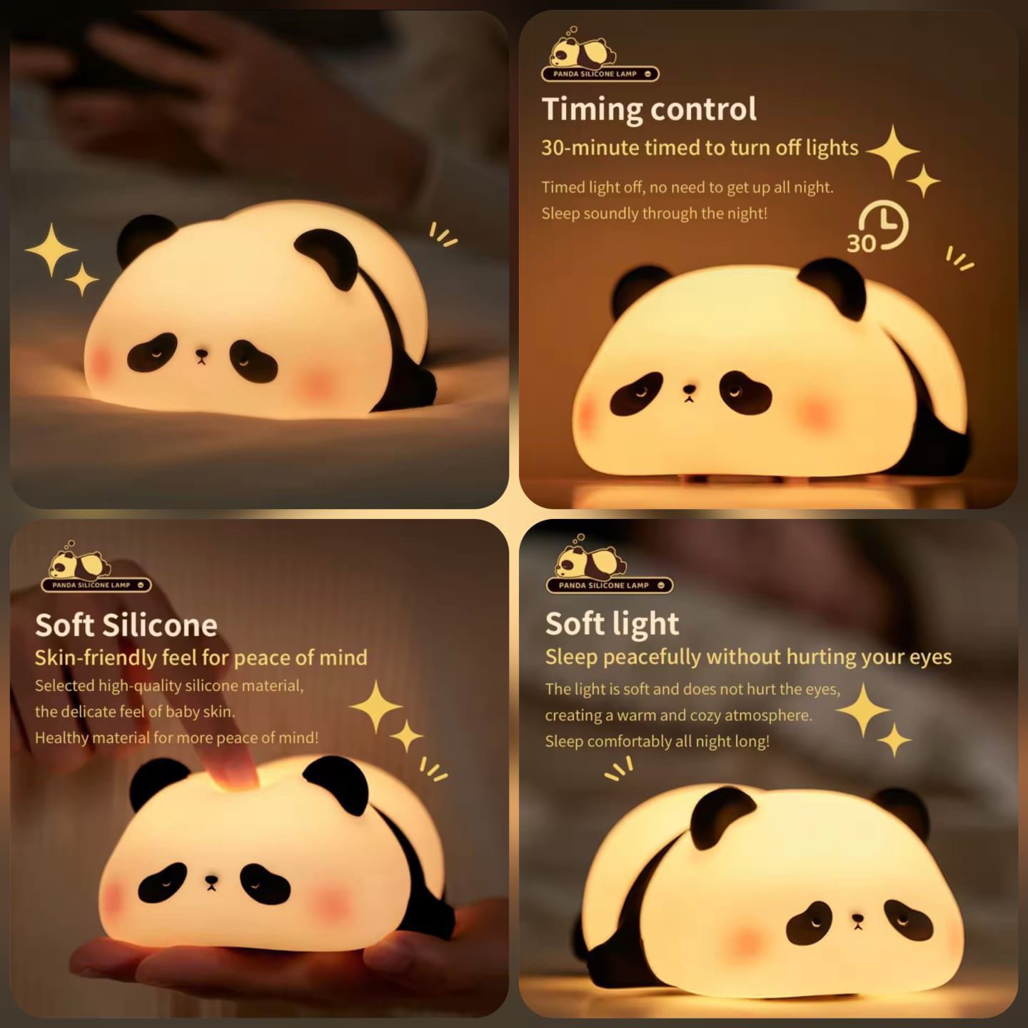 Rechargeable Panda Lamp - Lighting Product Designed For Illumination And Daily Lighting Routine - Image 4