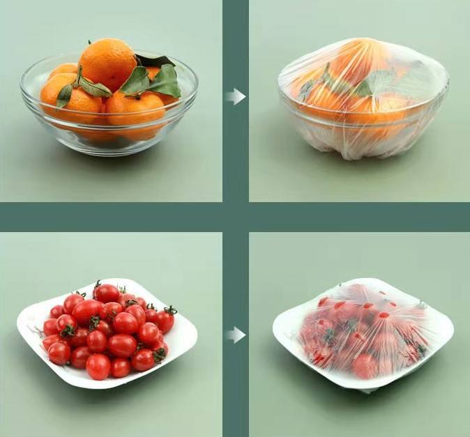 Scoop Disposable 100 Food Cover – Elastic Stretchable Bowl & Plate Covers – Universal Fit Plastic Covers for Kitchen Food Preservation - Image 3