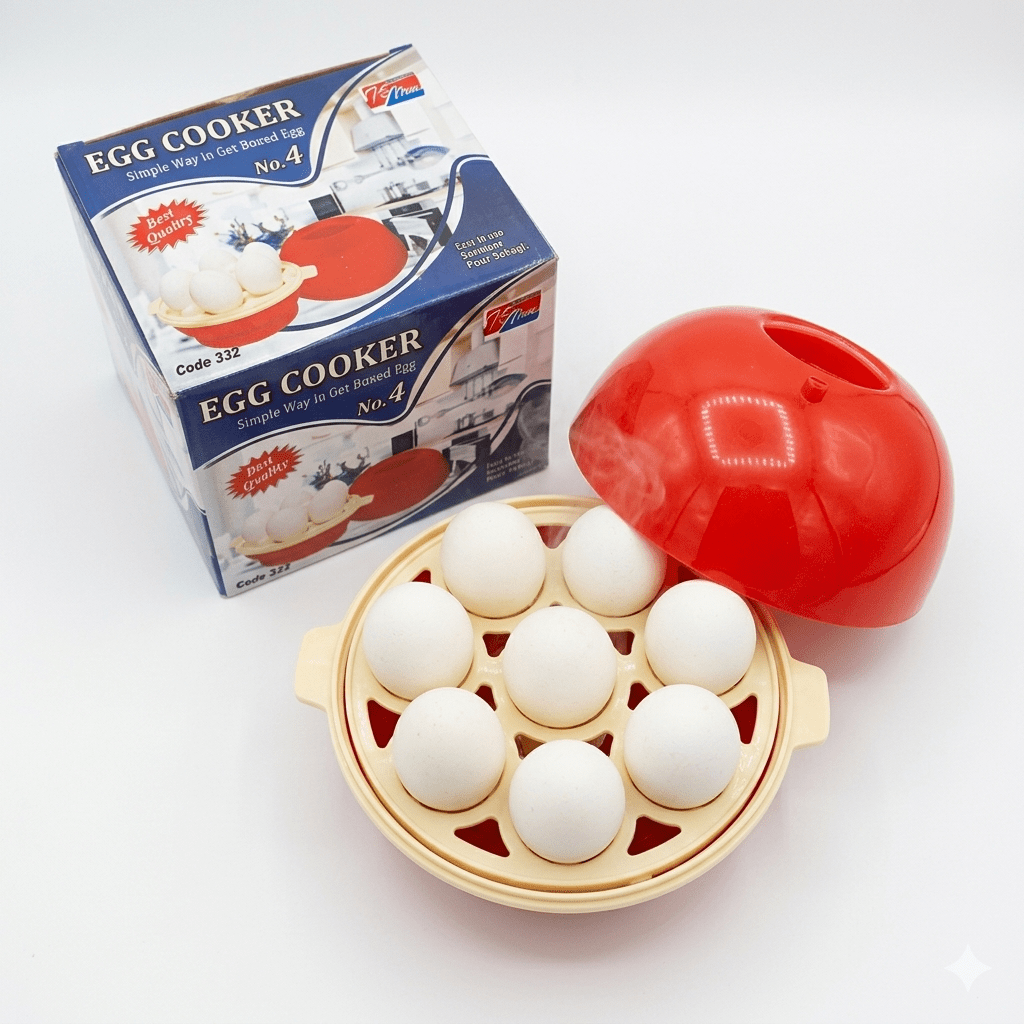 Egg Electric Egg Boiler and Vegetable Steamer – Automatic Shut-Off Rapid Cooker for Healthy Breakfast & Steamed Snacks - Image 2