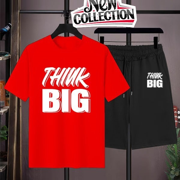 Summer Tracksuit for Men with New Luxury Design – Premium T-Shirt & Shorts Set – Comfortable Casual - Image 2