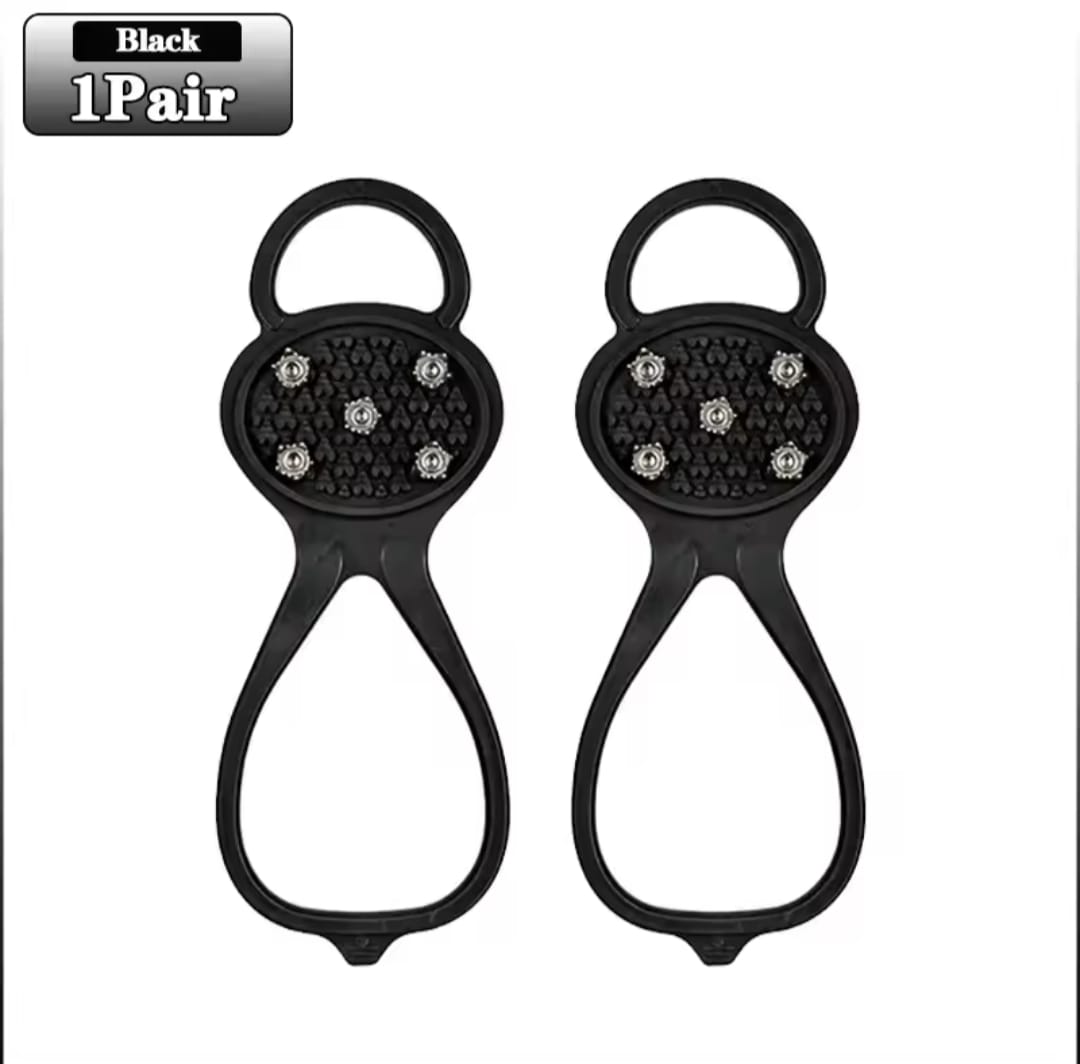 5 Studs Anti Skid Ice Snow Camping Walking Shoes Winter Safety Boots Universal Professional Climbing Crampons - 1 Pair - Image 6