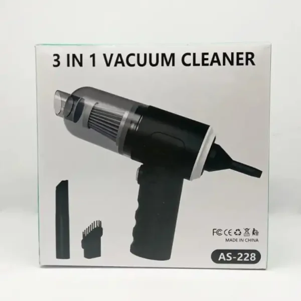 3 In 1 Portable Vacuum Cleaner Wireless Hand-held Cleaning For Car Home (As 228) - Image 5