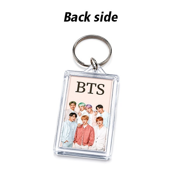 BTS Dual Side Printed Acrylic Keychain 2 Inch | Glossy K-Pop Key Ring | Premium Gift for BTS Fans & K-Pop Lovers - Image 3