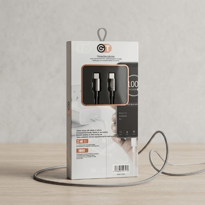 GT Type C to Type C Fast Charging Cable High Speed USB-C Data Cable - Image 2