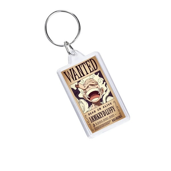 Monkey D. Luffy Anime Acrylic Keychain Double-Sided Printed – Cute Cartoon Character Key Ring for Backpack, Bag, Keys & Accessories - Image 3