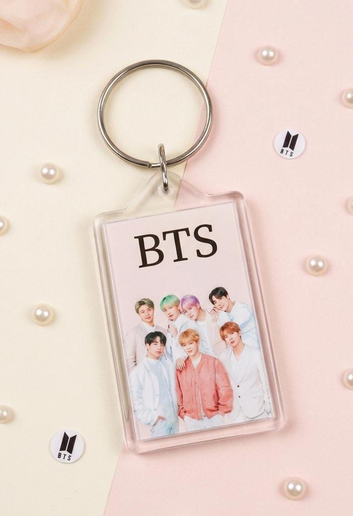 BTS Dual Side Printed Acrylic Keychain 2 Inch | Glossy K-Pop Key Ring | Premium Gift for BTS Fans & K-Pop Lovers - Image 2