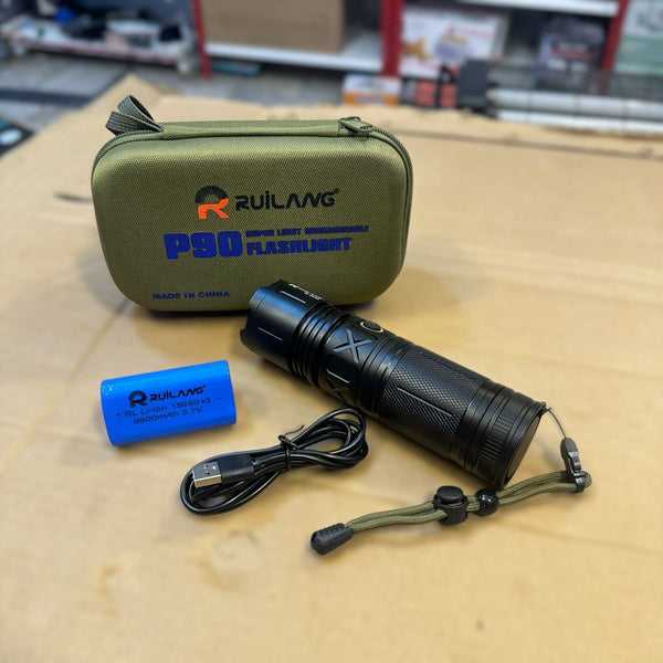 Ruilang P90 Tactical Flashlight Set - Lighting Device Designed For Illumination Purpose And Daily Lighting Routine - Image 3