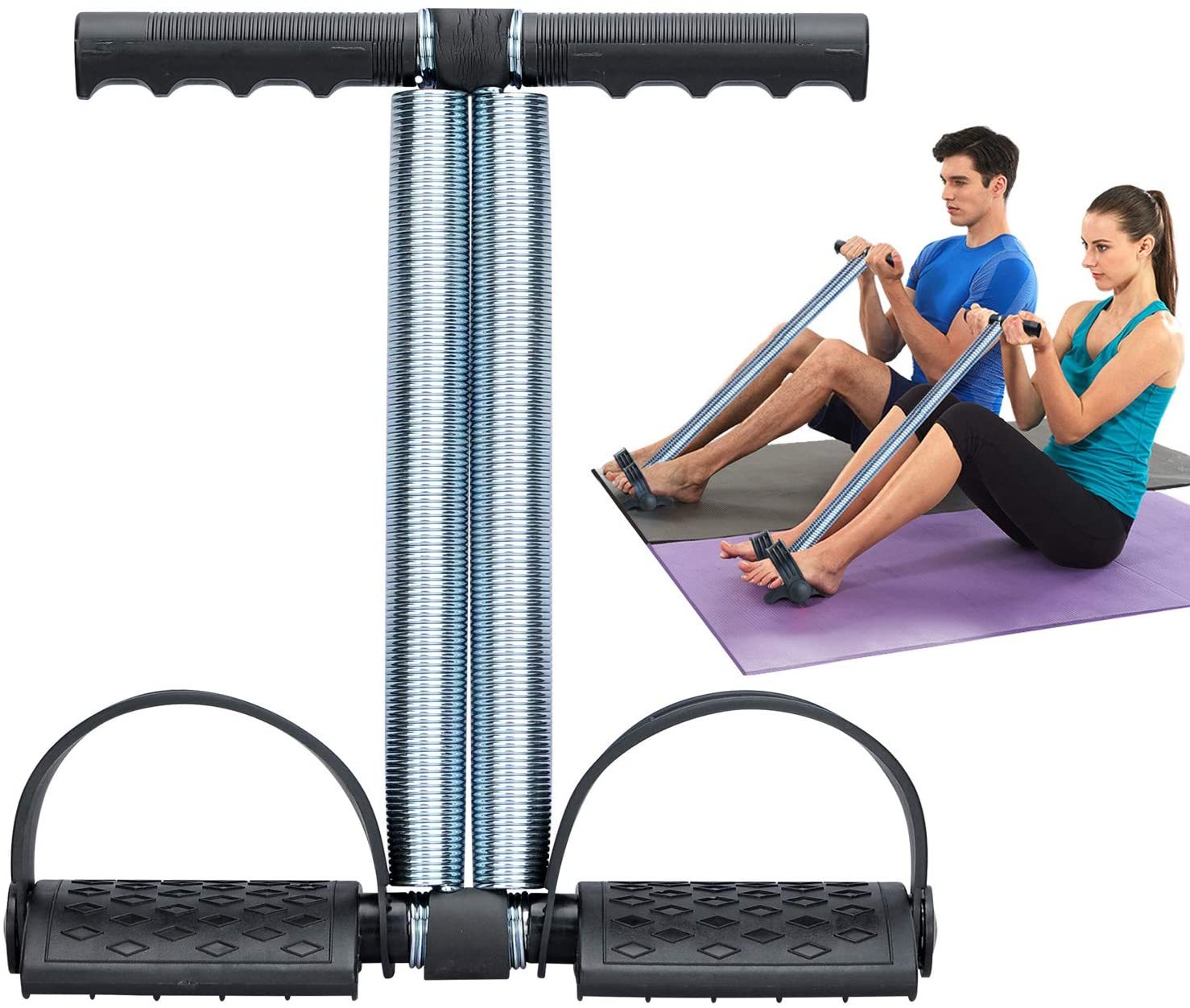 Tummy Trimmer Double Spring High Quality Resistance Trainer for Home Gym - Image 5