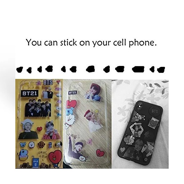 BTS All Member K‑Pop Sticker Sheet 4x6 Inches Waterproof Durable High Quality Print PVC Practical Choice For Fans Laptop Notebook And Decoration - Image 4
