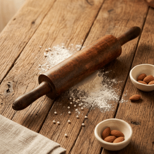 Revolving Wooden Balan – Premium Quality Finish Rolling Pin (15x9 Inch)