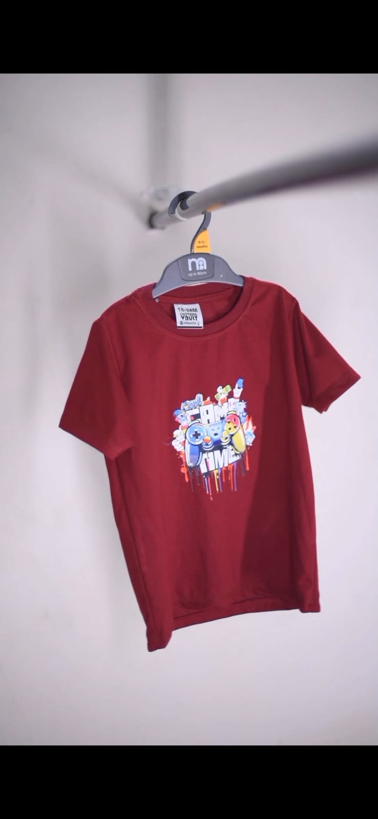 Game Time Printed Kids T Shirt Stylish Casual Comfortable Daily Wear For Boys And Girls - Image 5