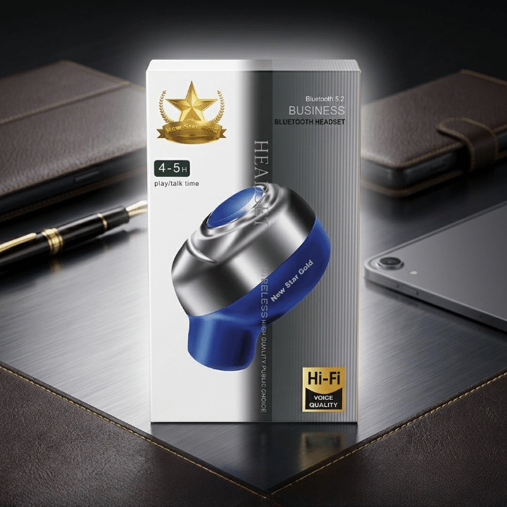 High Quality M16 Mini Bluetooth Earbud Crystal Clear Sound Anywhere Compact Stylish Wireless Headset - Image 3