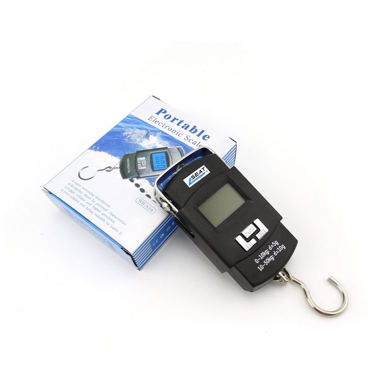 WH-A08 Portable Electronic Scale – 50kg Digital Hanging Luggage Scale - Image 2