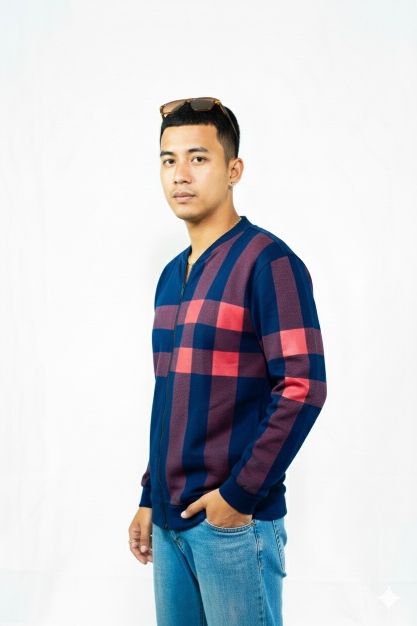 Classic Winter Jacket For Men- Zipper Style, Stay Warm And Stylish- Comfortable Fleece Material - Image 2