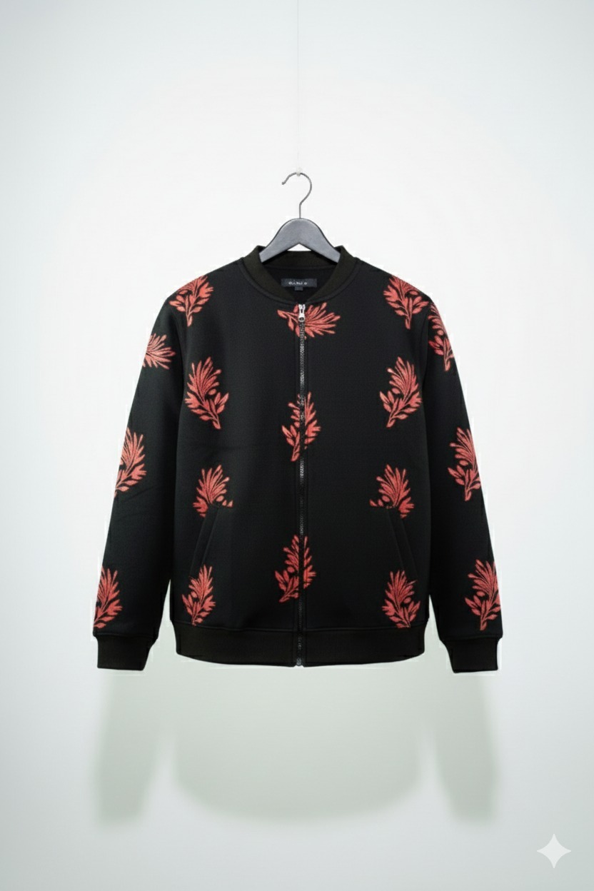 Classic Winter Jacket For Men- Zipper Style, Stay Warm And Stylish- Comfortable Fleece Material - Image 2