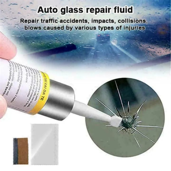 Windshield Crack Repair Toolkit | Car Windshield Glass Repair Kit for Small Chips and Cracks Random Color - Image 2