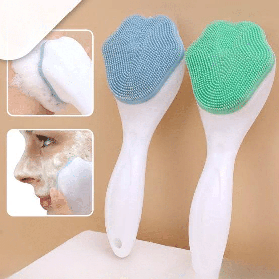 3 in 1 Silicone Bath & Skincare Value Bundle – Shower Brush, Back Scrubber & Face Cleansing Brush Set - Image 3