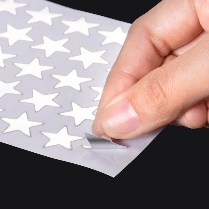 350 PVC Star Stickers Self Adhesive Removable Sparkle Rewards Funny Stickers For Teacher Encourage Students Kids - Stationery Accessory Designed - Image 3