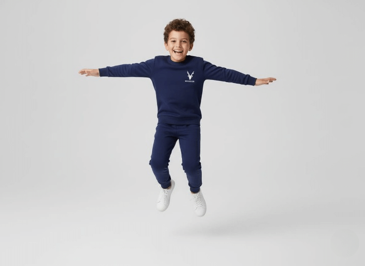 Winter Kids Markhor Printed Tracksuit | Full Sleeves Round Neck T-Shirt & Trouser Set – Warm, Stylish & Comfortable Outfit - Image 4