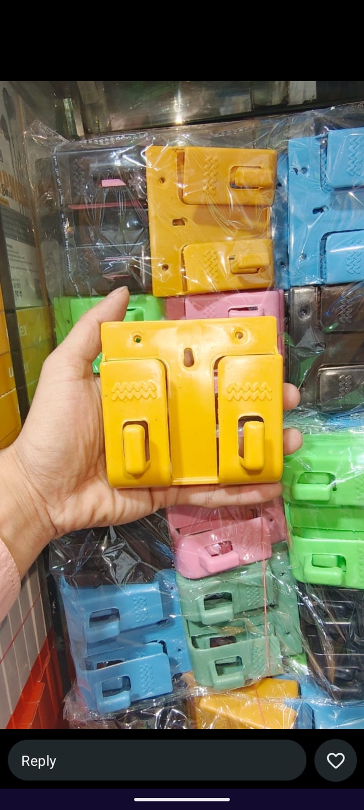 Wall Mounted Universal Mobile Phone Holders – Space-Saving Charging Stand & Remote Organizer (Random Colors) - Image 6
