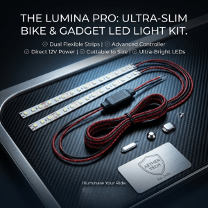 The Lumina Pro: Ultra-Slim Bike & Gadget LED Light Kit