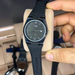 Tissot PRX Inspired Men's Watch - Textured Rubber Strap with Date Display