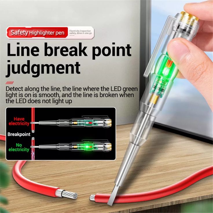 Smart Electric Voltage Tester Pen with Screwdriver Function | AC/DC Circuit Tester with LED Indicator - Image 3