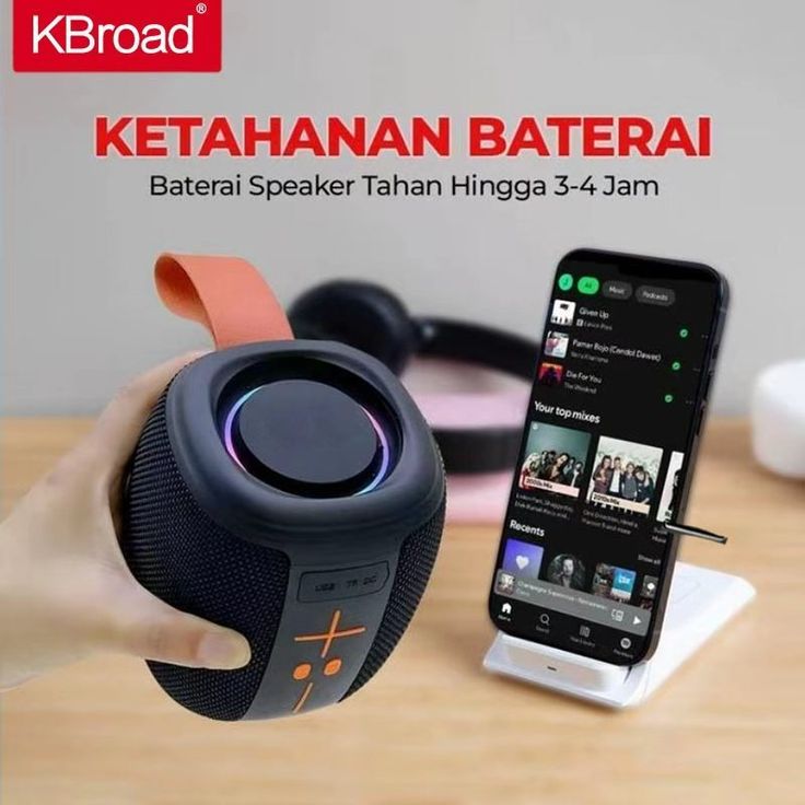 KTS-2310 Waterproof RGB Bluetooth Speaker – Portable Outdoor Wireless Speaker with Deep Bass & LED Light Up Display - Image 2