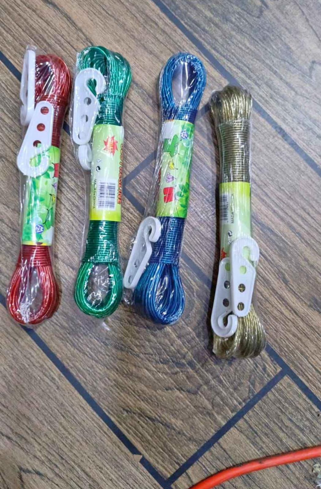 20M PVC Coated Metal Laundry Rope with Tensioner – Strong Outdoor Clothesline Wire (Random Color) - Image 6