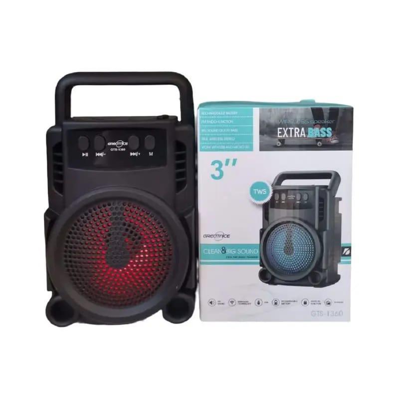GTS-1360 Wireless Portable Speaker – Extra Bass & Long Battery Life - Image 4