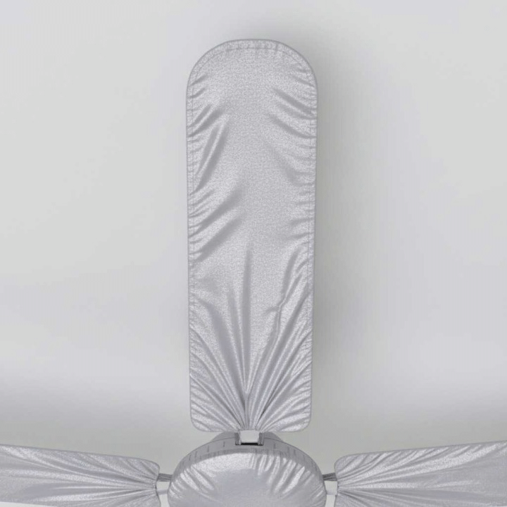 Dustproof Parachute Fabric Ceiling Fan Cover Set – 3 Blade Covers + 1 Motor Cover - Image 3