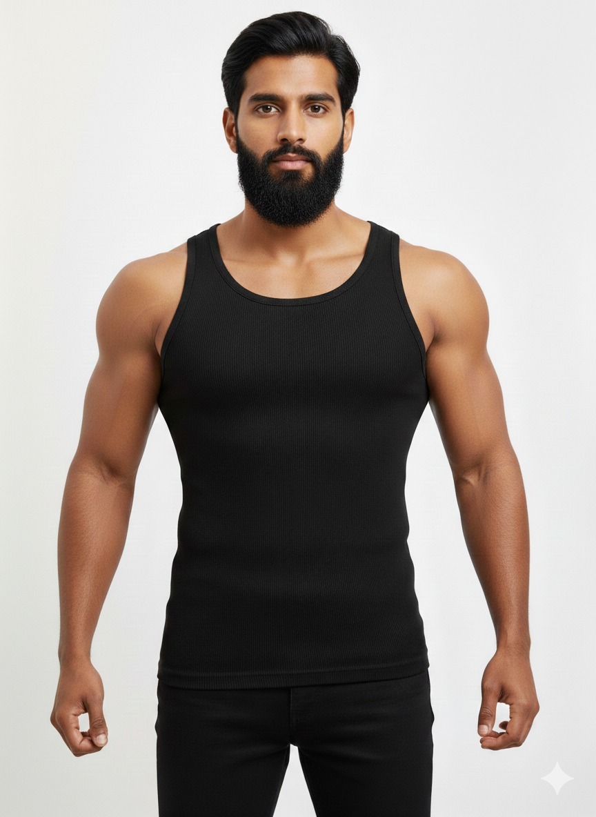Waffle Knit Texture Sando For Boys And Men - Summers Trendy New Sando For Men / Sando For Boys / Men'S Sando / Boys Sando - Image 2