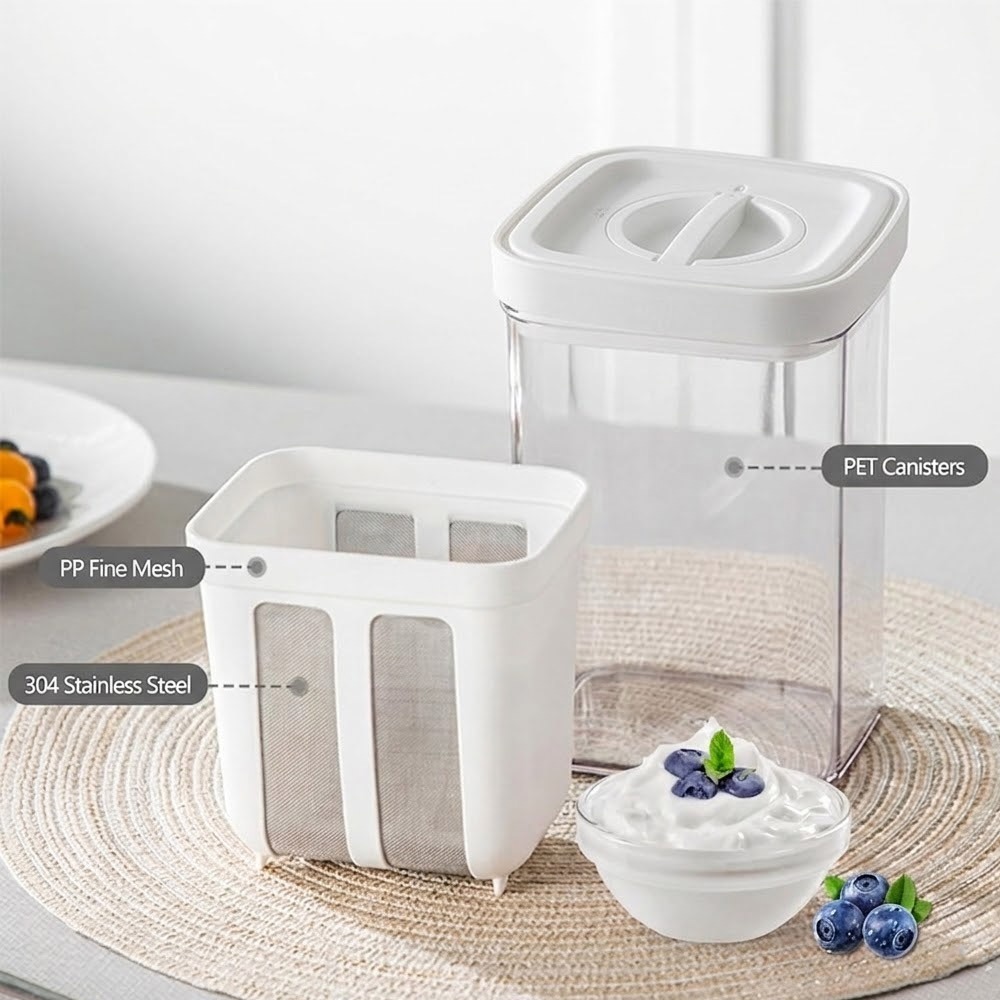Multifunctional Yogurt Filter With Fine Mesh Strainer Whey Separator Tool - Image 3
