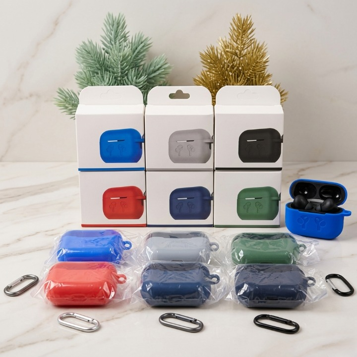 Silicone Case for AirPods Pro / Pro 2 - High Quality Protective Cover - Random Color - Image 3