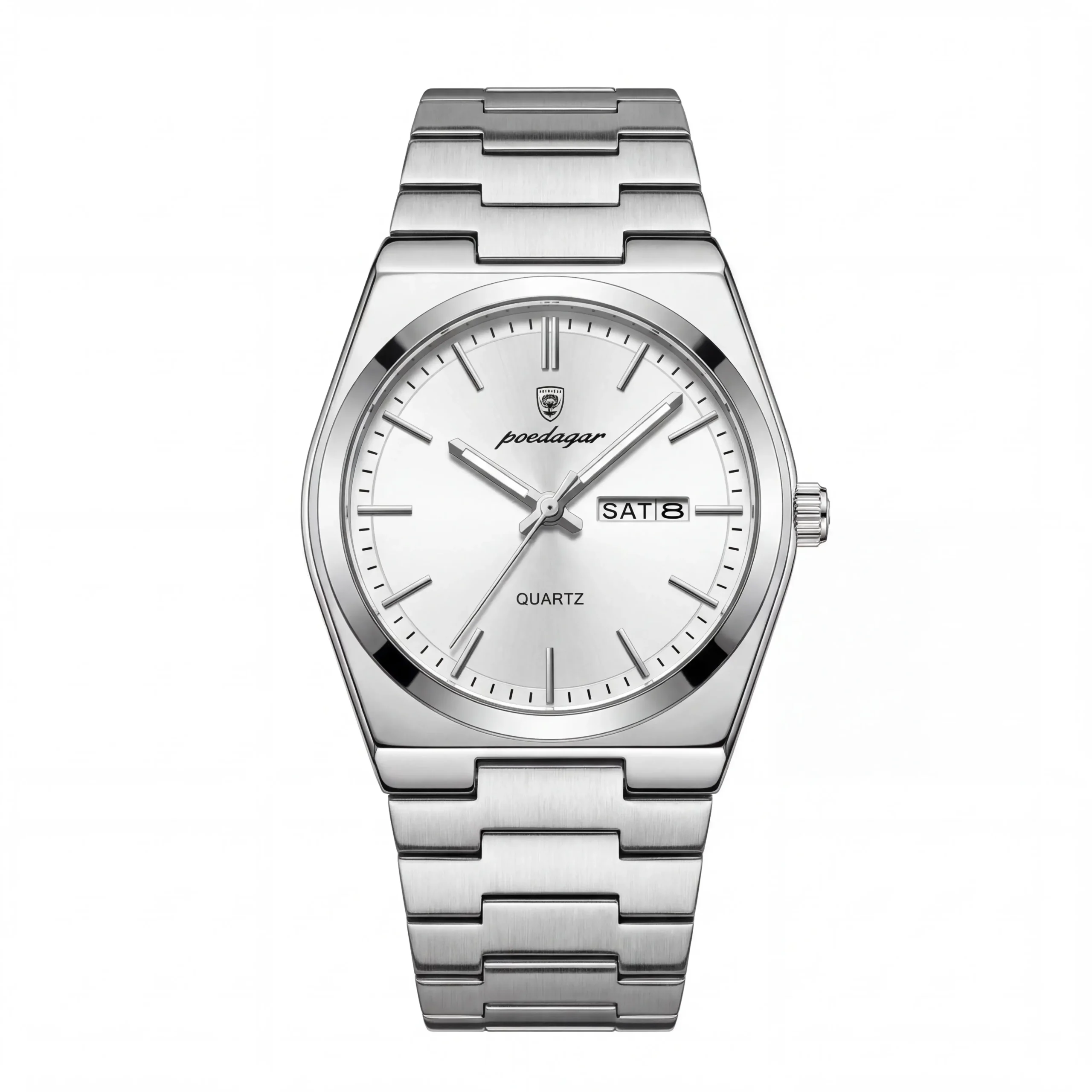 Premium Stainless Steel Quartz Watch PRX Style Elegant Durable Timepiece With Stainless Steel Strap And Precise Quartz Mechanism