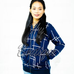 Polka Dot Zipper Jacket for Women & Girls | Stylish, Warm & Trendy Winter Wear | Comfortable Casual Outerwear