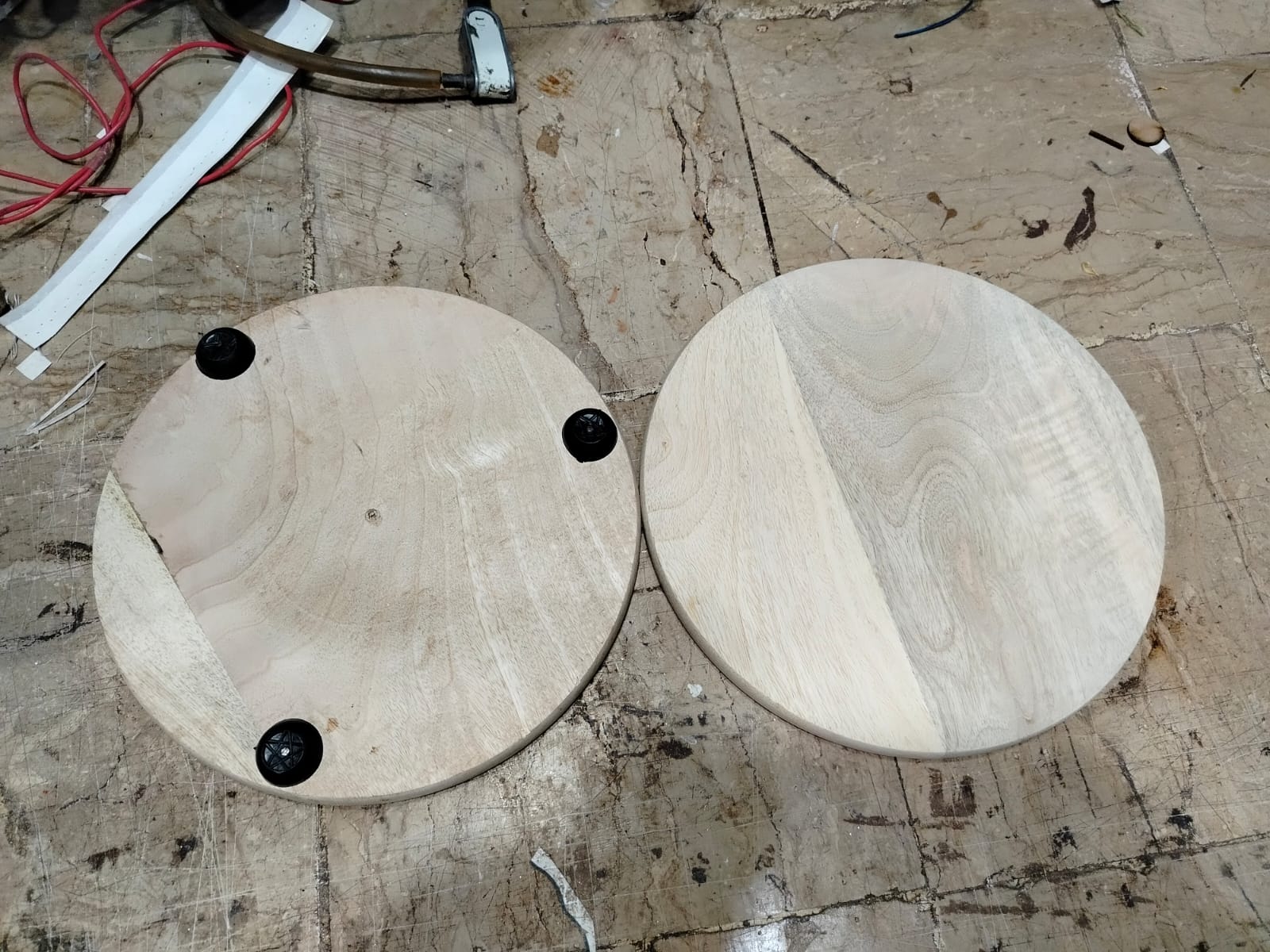 White & Brown Wooden Patra Board – Roti, Chapati & Paratha Making Base - Image 7