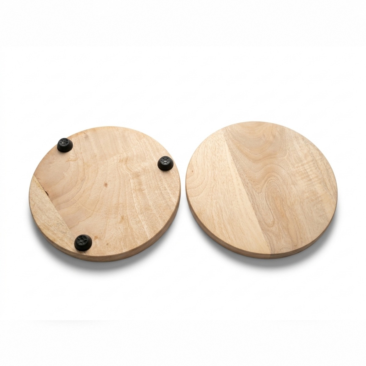 White & Brown Wooden Patra Board – Roti, Chapati & Paratha Making Base - Image 2