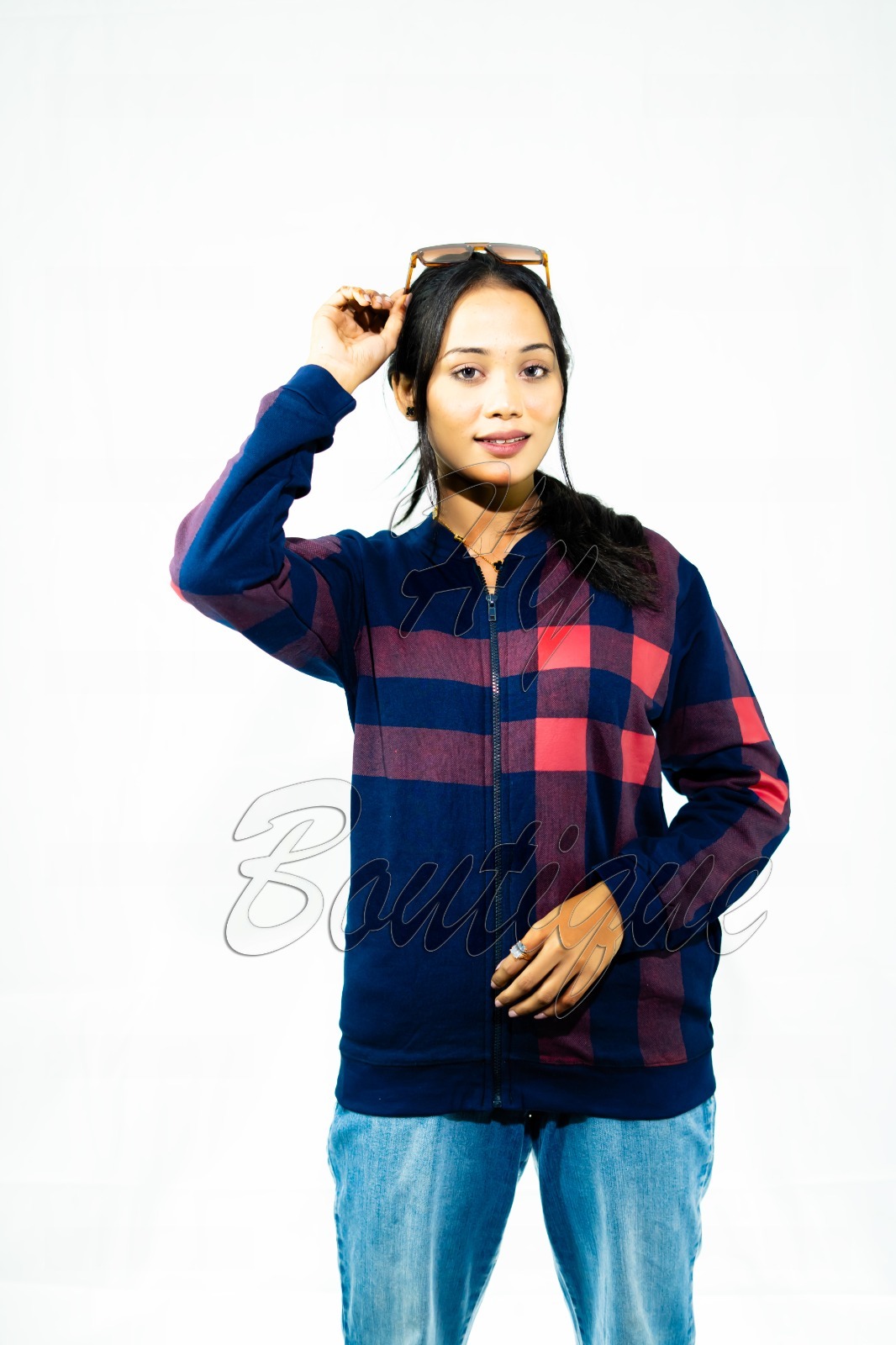 Best Quality Winter Wear Plain Jacket for Ladies & Girls | Warm, Stylish & Comfortable Outerwear for Cold Weather - Image 2