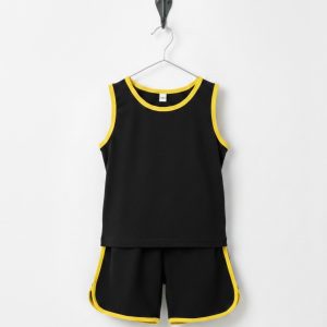 Kids Cool Summer Sando Outfit – Lightweight Sleeveless Casual Wear for Boys & Girls, Soft Breathable Fabric