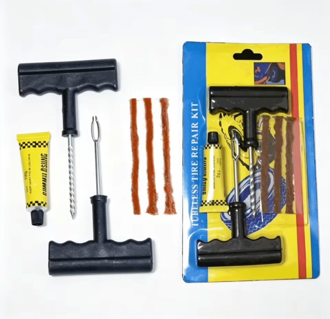Tubeless Tire Repair Kit Car Motorcycle Bike Puncture Repair Tool Set