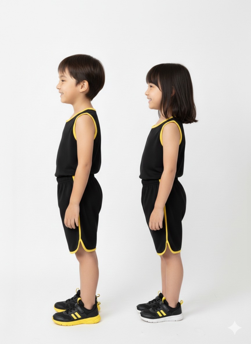 Kids Sando and Shorts Track Suit 2 Pcs Set - Image 5