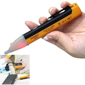 Electric Digital Voltage Tester Pen With LED Indicator And Beep Alert – Portable Household Tool
