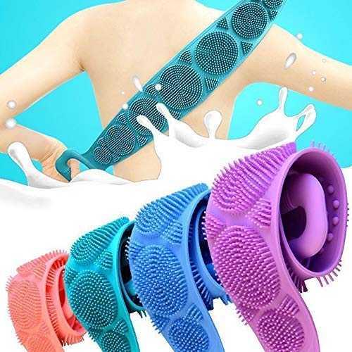 3 in 1 Silicone Bath & Skincare Value Bundle – Shower Brush, Back Scrubber & Face Cleansing Brush Set - Image 5